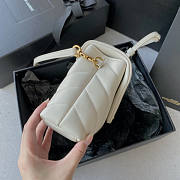 YSL Mini Loulou White 20x14x7.5cm - 6