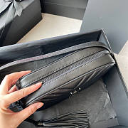 YSL Lou Camera Black Bag 23x16x6cm - 3