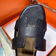 Hermes Black Slide  - 2