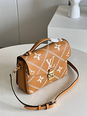 LV Pochette Metis Brown 25x19x7cm - 3