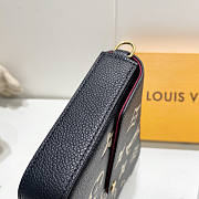 LV Pochette Felicie Black 21x12x3cm - 4