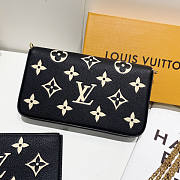 LV Pochette Felicie Black 21x12x3cm - 2