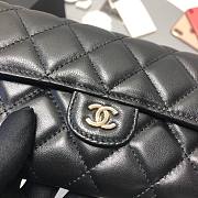 Chanel Wallet Black Lambskin 19.4x10.5x3cm - 2