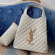 YSL Icare Maxi Shopping Bag White 58x43x8cm - 3