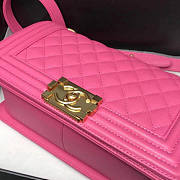 Chanel Leboy Pink Cavier Gold Hardware 25cm - 4