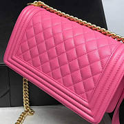 Chanel Leboy Pink Cavier Gold Hardware 25cm - 3