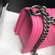 Chanel Leboy Pink Cavier Silver Hardware 25cm - 5