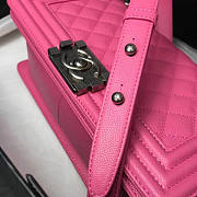 Chanel Leboy Pink Cavier Silver Hardware 25cm - 3