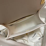 Chanel Small Boy Messenger White Bag 18x12.5x6cm - 6