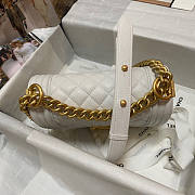 Chanel Small Boy Messenger White Bag 18x12.5x6cm - 5