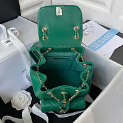 Chanel Backpack Green 18x18x12cm - 6