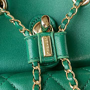 Chanel Backpack Green 18x18x12cm - 3