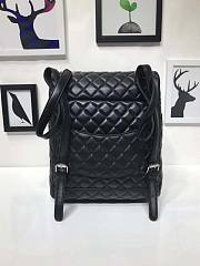 Chanel Backpack Black silver Hardware 29.5x25x13.5cm - 6