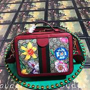 Gucci Small Ophidia GG Flora Shoulder Bag 550622 Size 25 x 20 x 7.5 cm - 2