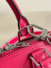 LV Alma BB Handbag Rose Red M59217 Size 23.5 x 17.5 x 11.5 cm - 6