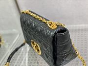 Dior Caro Black Gold Hardware 25.5x15x8cm - 6