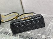 Dior Caro Black Gold Hardware 25.5x15x8cm - 4