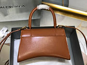 Balenciaga Hourglass Brown 23x10x14cm - 5