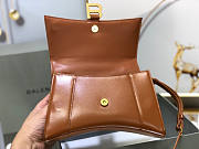 Balenciaga Hourglass Brown 23x10x14cm - 4