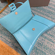 Balenciaga Hourglass Blue Leather 23x10x14cm - 2