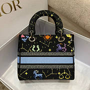 Dior Lady D-lite Black Pixel Zodiac 24x20x11cm - 5