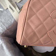 Chanel Duffle Hand Bag Cavier Pink 25x14x9cm - 4
