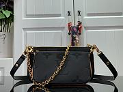 Louis Vuitton Multi Pochette Accessoires Black M58520 Size 23.5×13×4.5 cm - 1