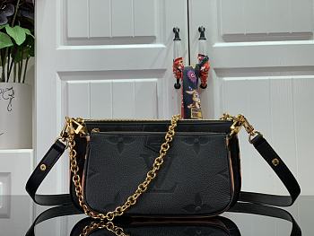 Louis Vuitton Multi Pochette Accessoires Black M58520 Size 23.5×13×4.5 cm