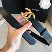 Chanel Belt Black Gold 3.0 cm - 6