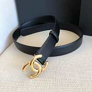 Chanel Belt Black Gold 3.0 cm - 4