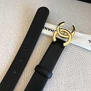 Chanel Belt Black Gold 3.0 cm - 3