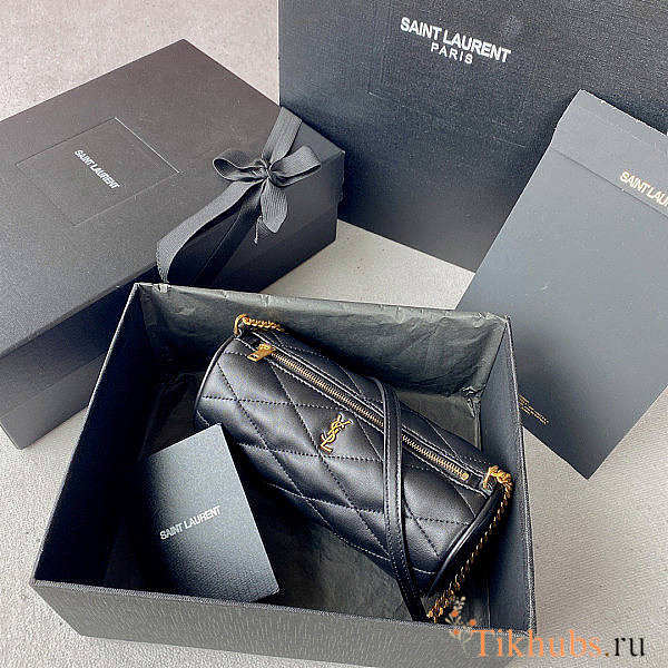 YSL Sade Mini Tube Bag Black Size 20 x 10 x 10 cm - 1