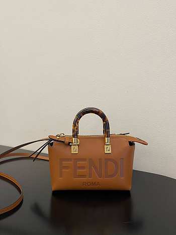 Fendi Roma Mini Bag Brown Size 17 x 18 x 8 cm