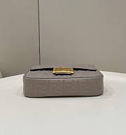 Fendi Baguette Chain Midi Gray 24x7x14.5cm - 6