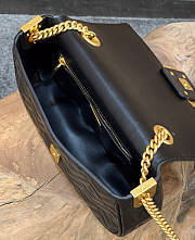 Fendi Baguette Chain Midi Black 24x7x14.5cm - 4