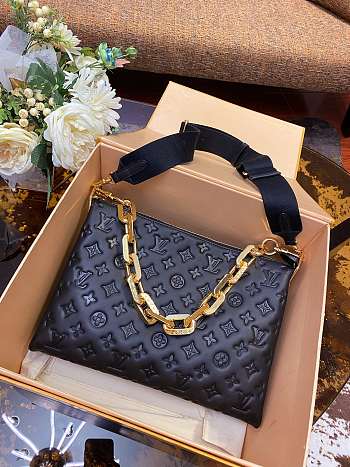 Louis Vuitton Coussin MM Bag Size 34 x 24 x 12 cm
