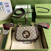 Gucci Blondie Shoulder Bag Beige 22x13x5.5cm - 1