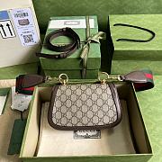 Gucci Blondie Shoulder Bag Beige 22x13x5.5cm - 4