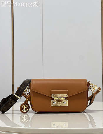 LV Swing Handbag Brown 24 x 15 x 6 cm
