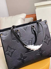 Onthego Handbag Monogram Empreinte Calfskin Black 35cm - 3