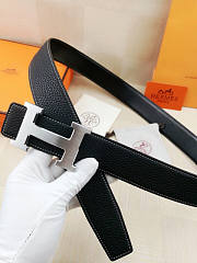 Hermes Silver Hardware Belt 2.4cm - 5