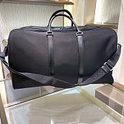 Prada Black Saffiano Leather Duffle Bag 55x33x27cm - 3