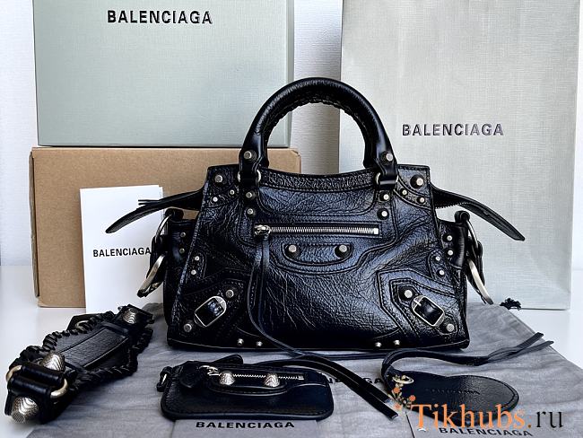 Balenciaga Neo Cagole XS Black Handbag 26x13x18cm - 1