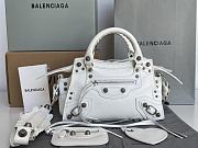 Balenciaga Neo Cagole XS White Handbag 26x13x18cm - 1