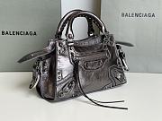 Balenciaga Neo Cagole XS Silver Handbag 26x13x18cm - 2