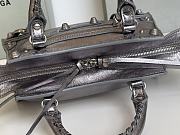 Balenciaga Neo Cagole XS Silver Handbag 26x13x18cm - 5