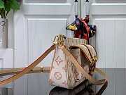 LV Maxi Multi Pochette Accessoires Beige 23.5x13.5x4cm - 5