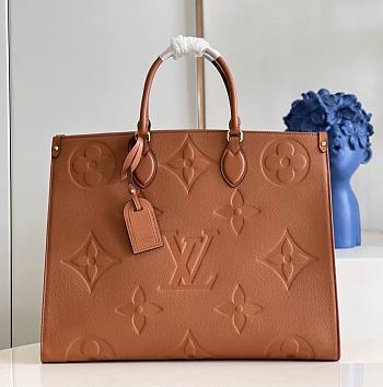 LV Onthego GM Cognac Brown 41x34x19 cm