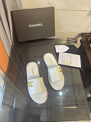 Chanel Mules White - 1