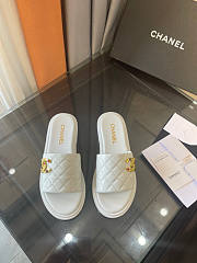 Chanel Mules White - 3